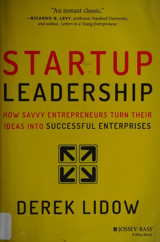 Startup Leadership book cover